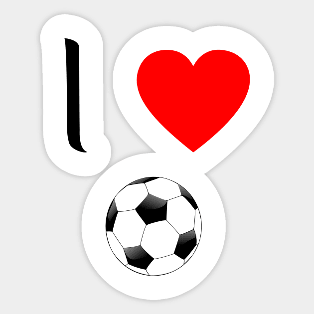 I love football Sticker by Unelmoija